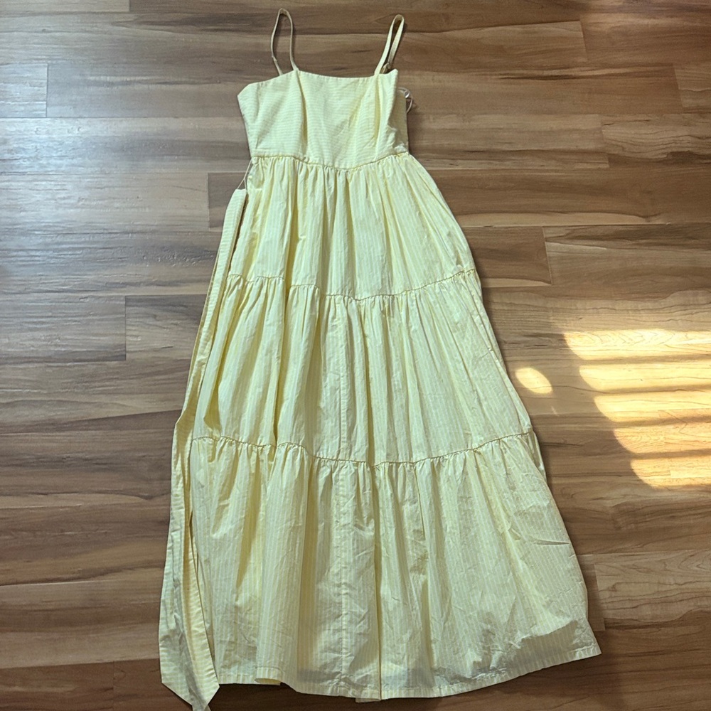 Marshalls Light Yellow Maxi Dress with Spaghetti Straps